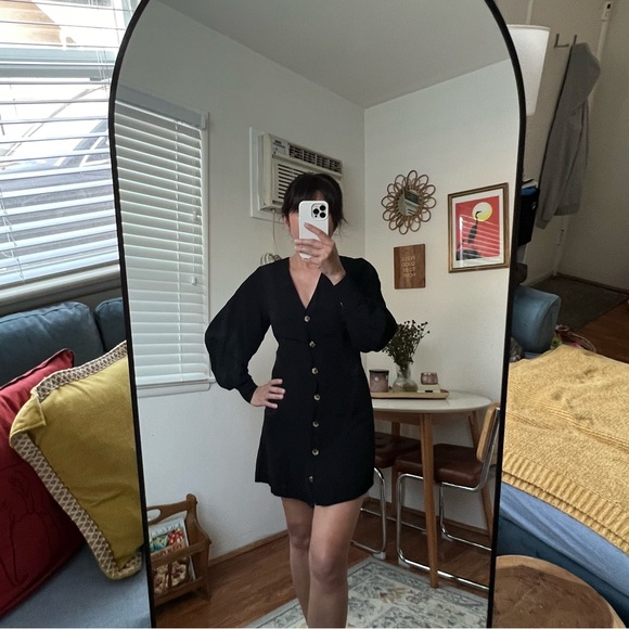 & OTHER STORIES Button Up Mini A Line Dress Size 0 - Picture 1 of 7